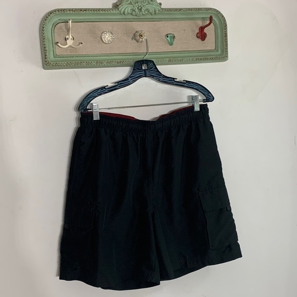 Croft and barrow black swim trunks men’s medium casual pool beach vacation - Picture 1 of 4